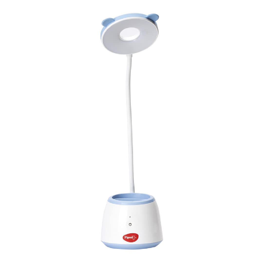 Pigeon Pixo Rechargeable LED Reading Lamps with Flicker-Free USB Charging Touch 3 Stage dimming, 14716 (White, Medium)