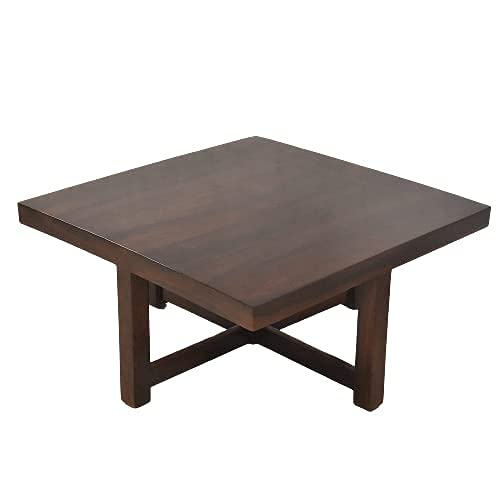 Solid Sheesham Coffee Table 4 Seater with Four Stool for Living Room Center Coffee Table for Bedroom,Cafe, Home