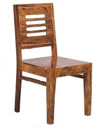 Chair Solid Wood Dining Chair (Set of 2) Sheesham Wood Dining Chair for Living Room Set of 2 Study Chair (Teak 