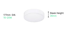 Philips LED Glow Surface Downlight Metal Body, Trim Less Sleek and Energy-efficient Surface Mount Light (6500k - Cool White, B0FLQ816BP)