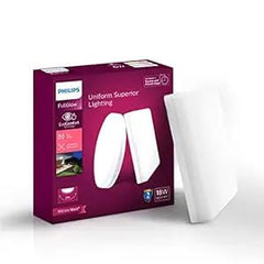 Philips 18W Square FullGlow Surface LED Panel Light (White, B0FP321WH9)