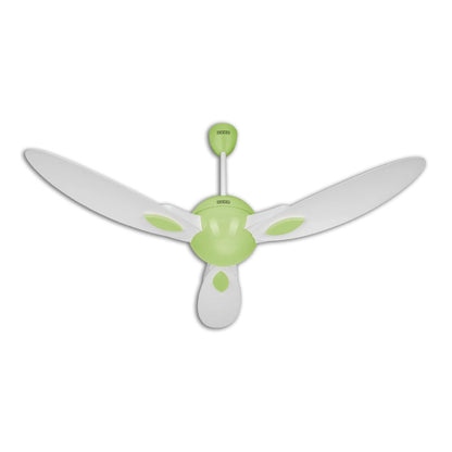 USHA New Bloom Series Plumeria (Inspired by Plumeria) BLDC Ceiling Fan with Bi-Directional Feature | Sleep/Boost/Timer Modes | RF Remote | Whisper-Quiet | Dust-Resistant (white & Light Green)