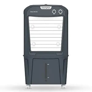 Crompton Zelus 28 Litres Desert Air Cooler for home | Large & Easy Clean Ice Chamber | 4-Way Air Deflection | High Density Honeycomb Pads | Everlast Pump | Auto Fill