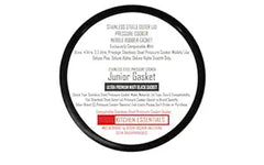 Junior Gasket 3L, 4L & 5.5L - GASKET SKU No. 60010 - Extremely Compatiable with "Stainless steel Outer Lid Prestige Pressure Cooker Models Deluxe Plus, Deluxe Alpha, Deluxe Alpha Svachh" Only -