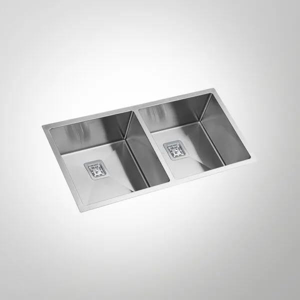 Kaff KS870 DB R10 Double Bowl Stainless Steel Kitchen Sink