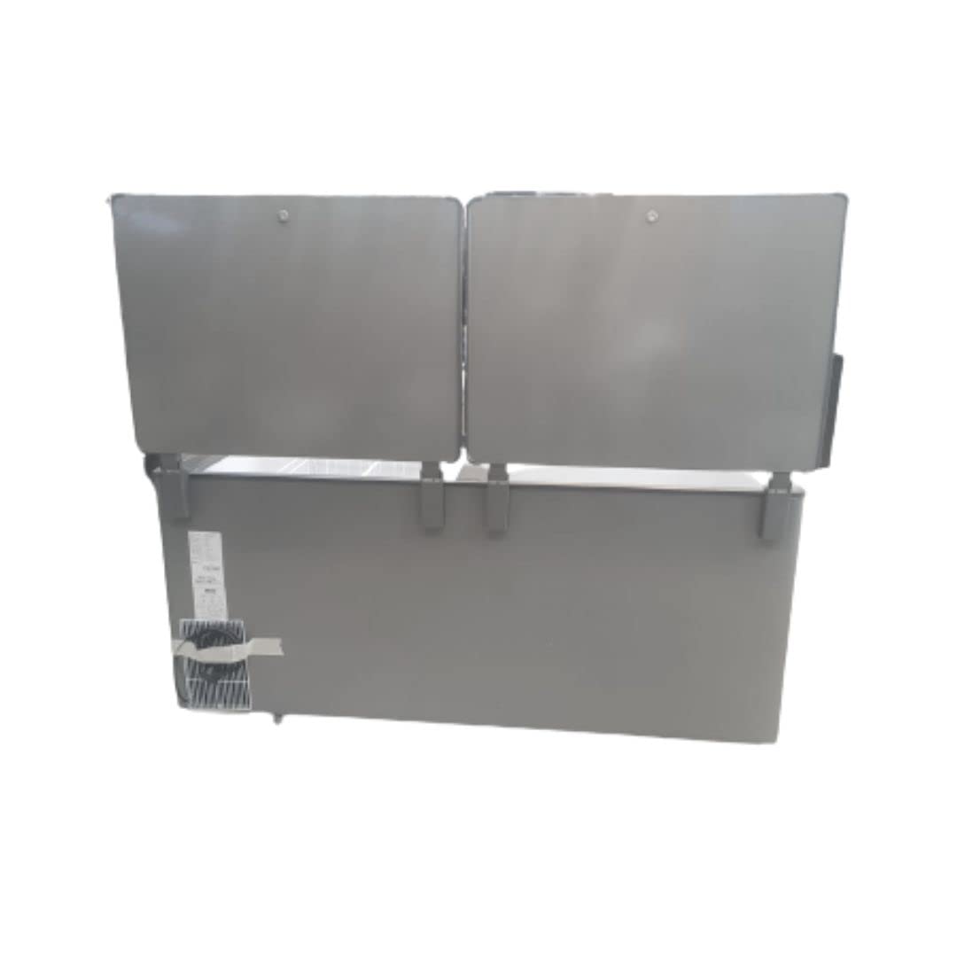 VOLTAS CVF500DA4 Double Door Deep freezer cum chiller, 469 Litres,convertible, GREY LATEST