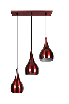 Philips 58078 Blithe 3 Head Pendant Wine and Silver