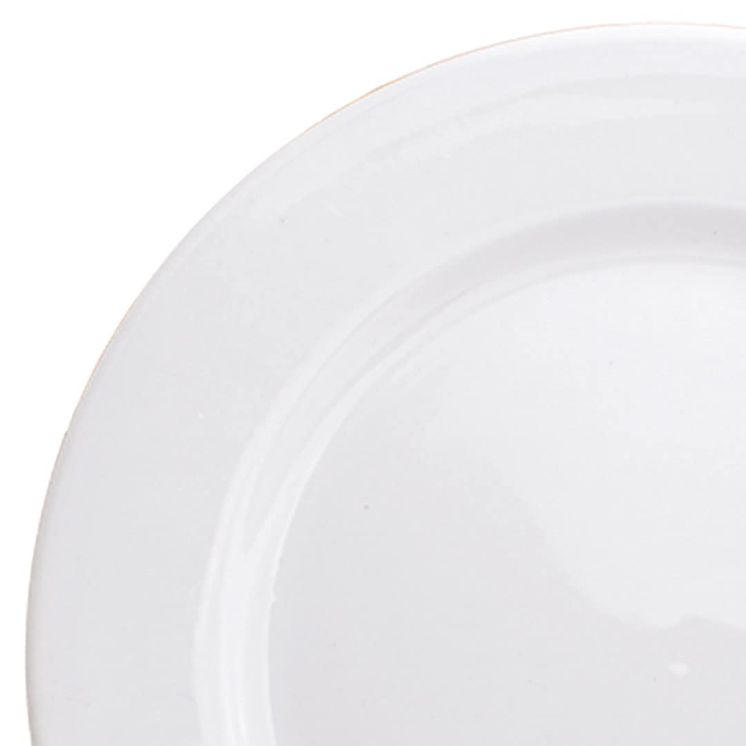 Clay Craft Fine Ceramic Dinner Set Georgian (White - 18 Pieces), for Family of 6, Dinner Set Ceramic, Crockery Set, Dining Set for Dinner, Microwave Safe Plates and Bowls Set, Crockery Set for Gift