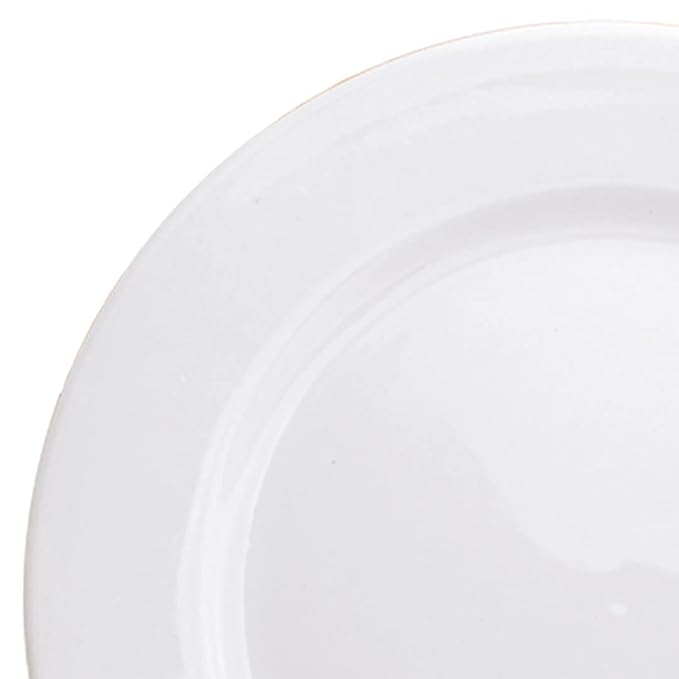 Clay Craft  Ceramic Dinner Set  Georgian White - 18 Pieces (Dinner Set 18 Pieces), For Family of 4