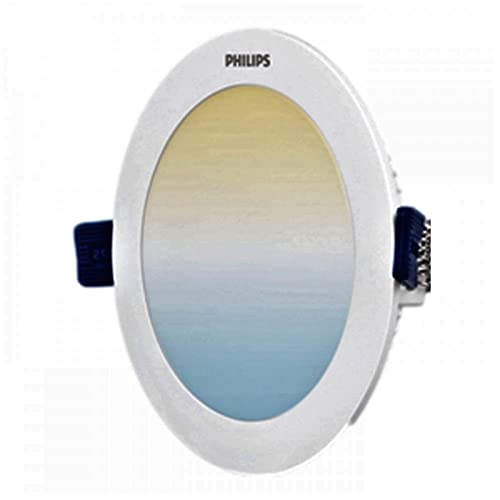 Philips 15-Watt Smart Wi-Fi LED Round Ceiling Lamp Downlighter WiZ Connected (Shades of White + Dimmable +