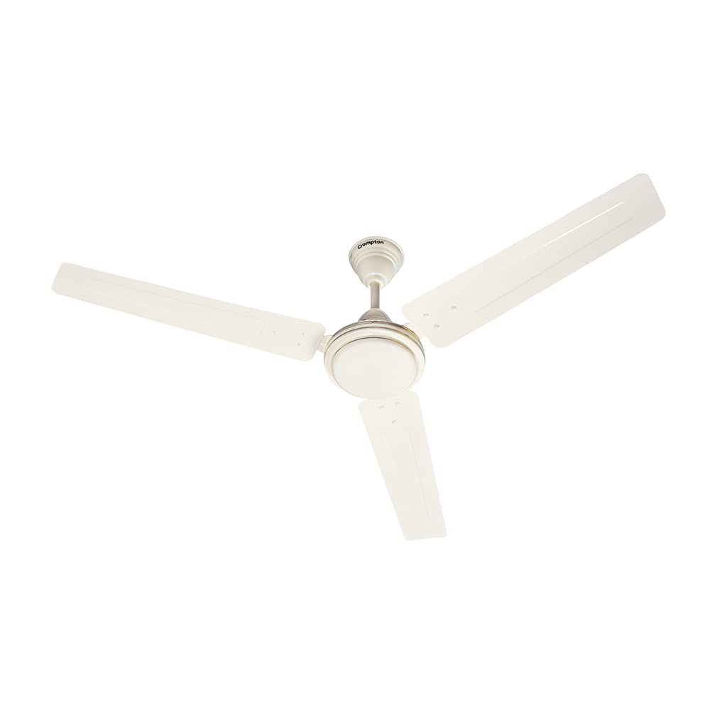 Crompton SUREBREEZE SEA SAPPHIRA 1200 mm Ceiling Fan for Home | BEE Star Rated Energy Efficient Fan | Superior Air Delivery | HighSpeed | 2 Years Warranty | (Opal White), Pack of 1