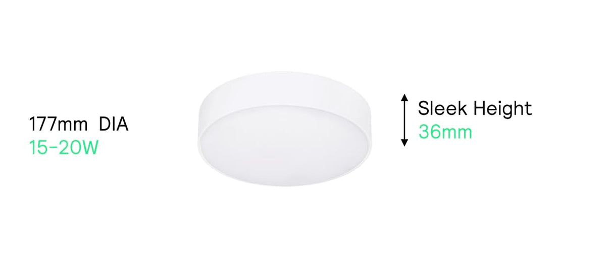 Philips LED Glow Surface Downlight Metal Body, Trim Less Sleek and Energy-efficient Surface Mount Light (B0FLQ6YQ7Y)