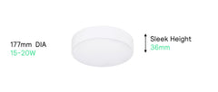 Philips LED Glow Surface Downlight Metal Body, Trim Less Sleek and Energy-efficient Surface Mount Light (B0FLQ6YQ7Y)