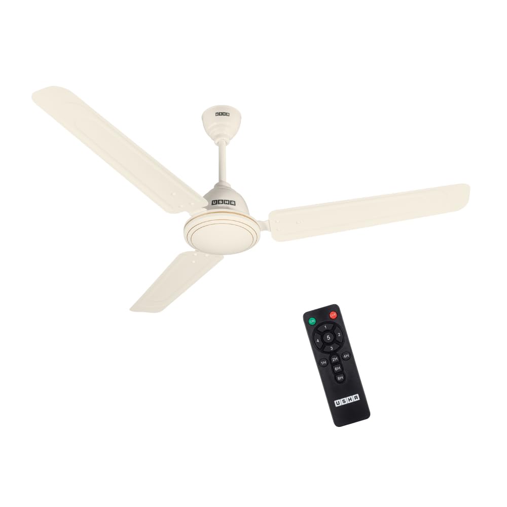 USHA TechnoAir R BLDC 1200 mm Ceiling Fan with RF Remote | 5 Star-1