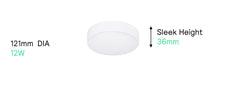 Philips LED Glow Surface Downlight Metal Body, Trim Less Sleek and Energy-efficient Surface Mount Light (6500k - Cool White, B0FLQD8Z8S)