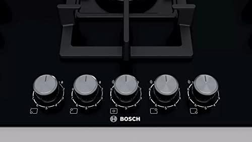 Bosch Built-in Gas Hob PPQ9B6O90I 90 cm 5 Burner (Black Glass)