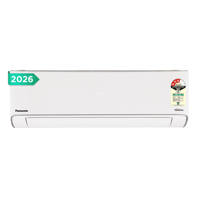 Panasonic EZ 8 in 1 Convertible 1 Ton 3 Star Hot & Cold Inverter Split AC with PM 0.1 Filter (2026 Model, Copper Condenser, CS/CU-EZ12CKYF)-1