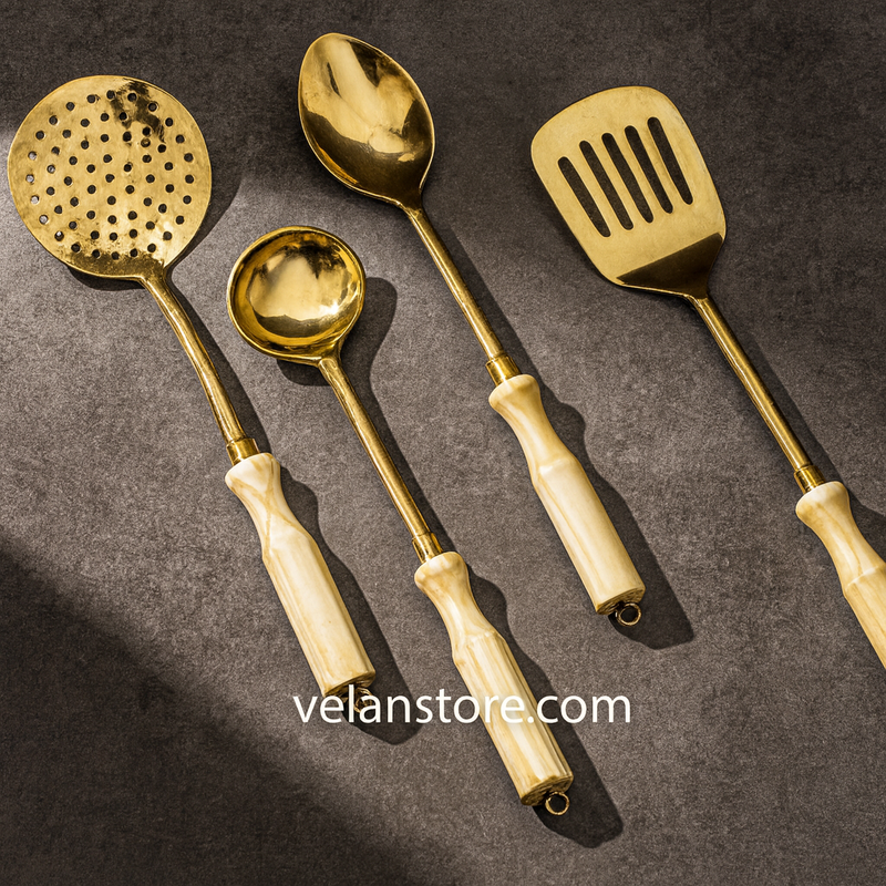 Set of Brass Ladles-1