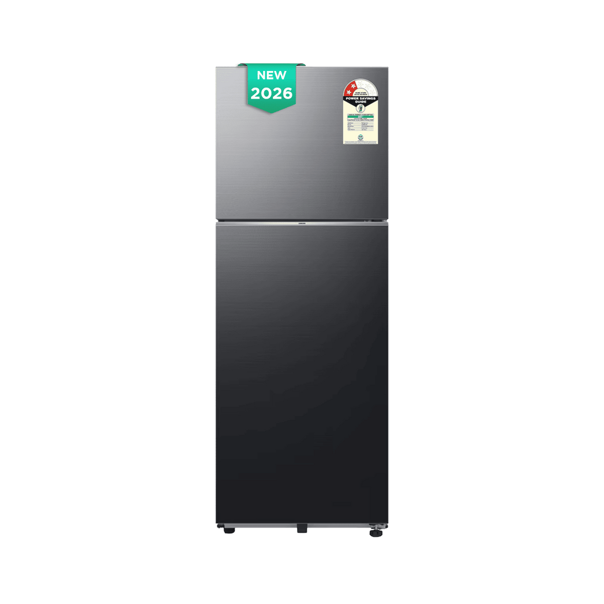 Samsung RT34 330 Litres 2 Star Frost Free Double Door Smart Wifi Enabled Convertible Refrigerator with Twin Cooling Plus Technology (RT34HG5A42BXHL, Luxe Black) (2026 Model)-1