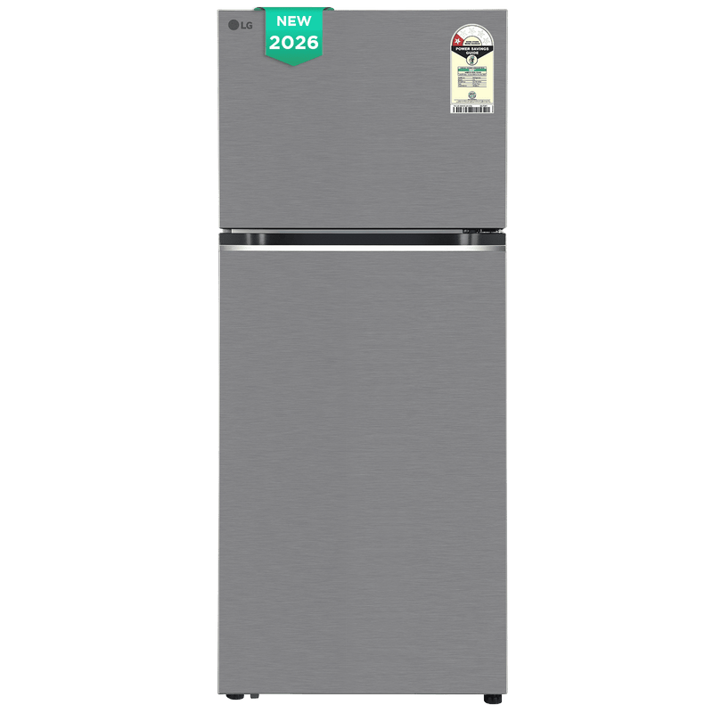 LG 380 Litres 1 Star Frost Free Double Door Refrigerator with Multi Air Flow (GLT3816NFDS, Dazzle Steel) (2026 Model)-1