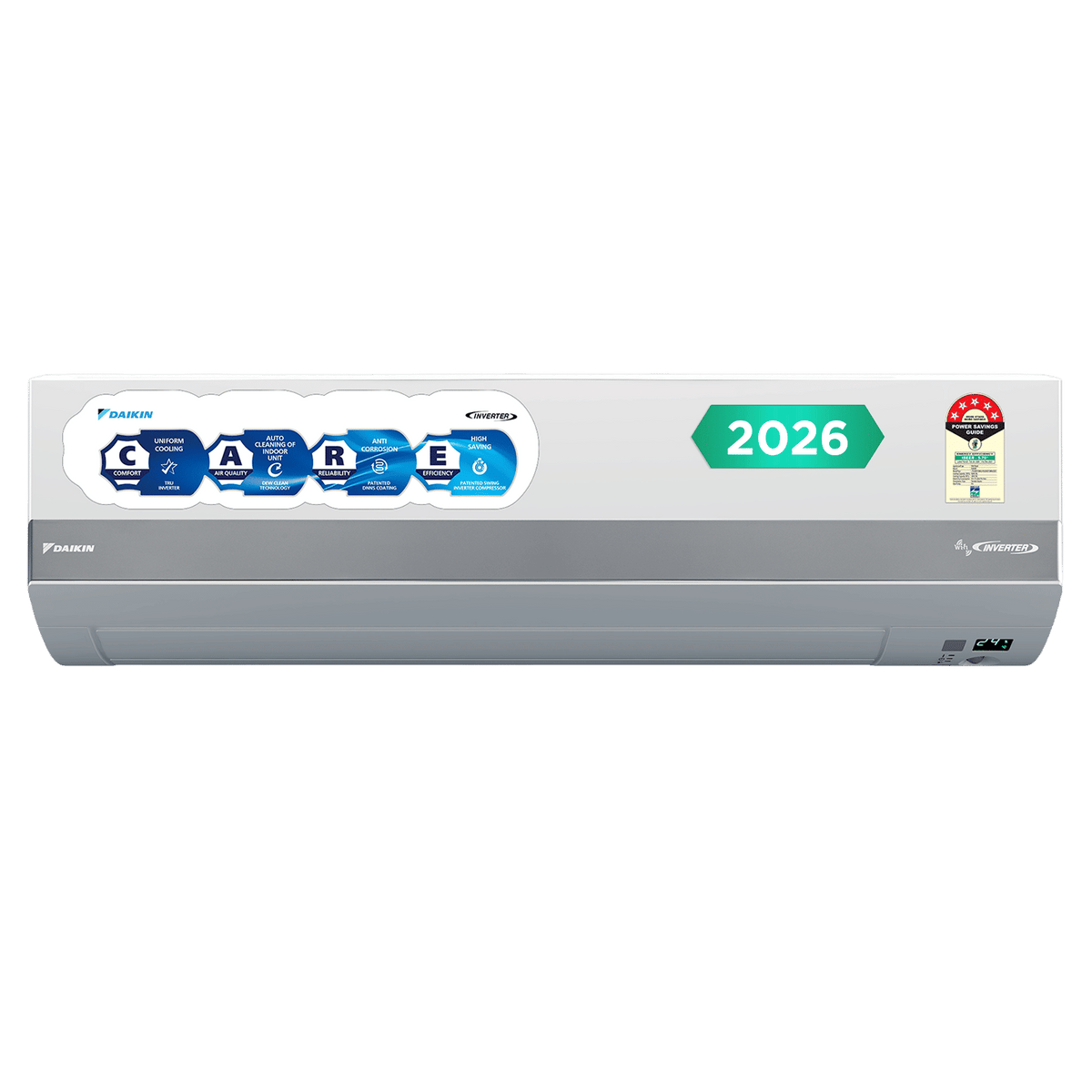 Daikin 1.5 Ton 5 Star Inverter Split Smart AC with Voice & App Control (Copper Condenser, PM 1.0 Filter, JTKJ60XV16MAA)