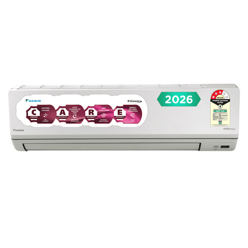 Daikin 2.6 Ton 3 Star Inverter Split AC (Copper Condenser, PM 2.5 Filter, FTKL90XV16LAA)-1