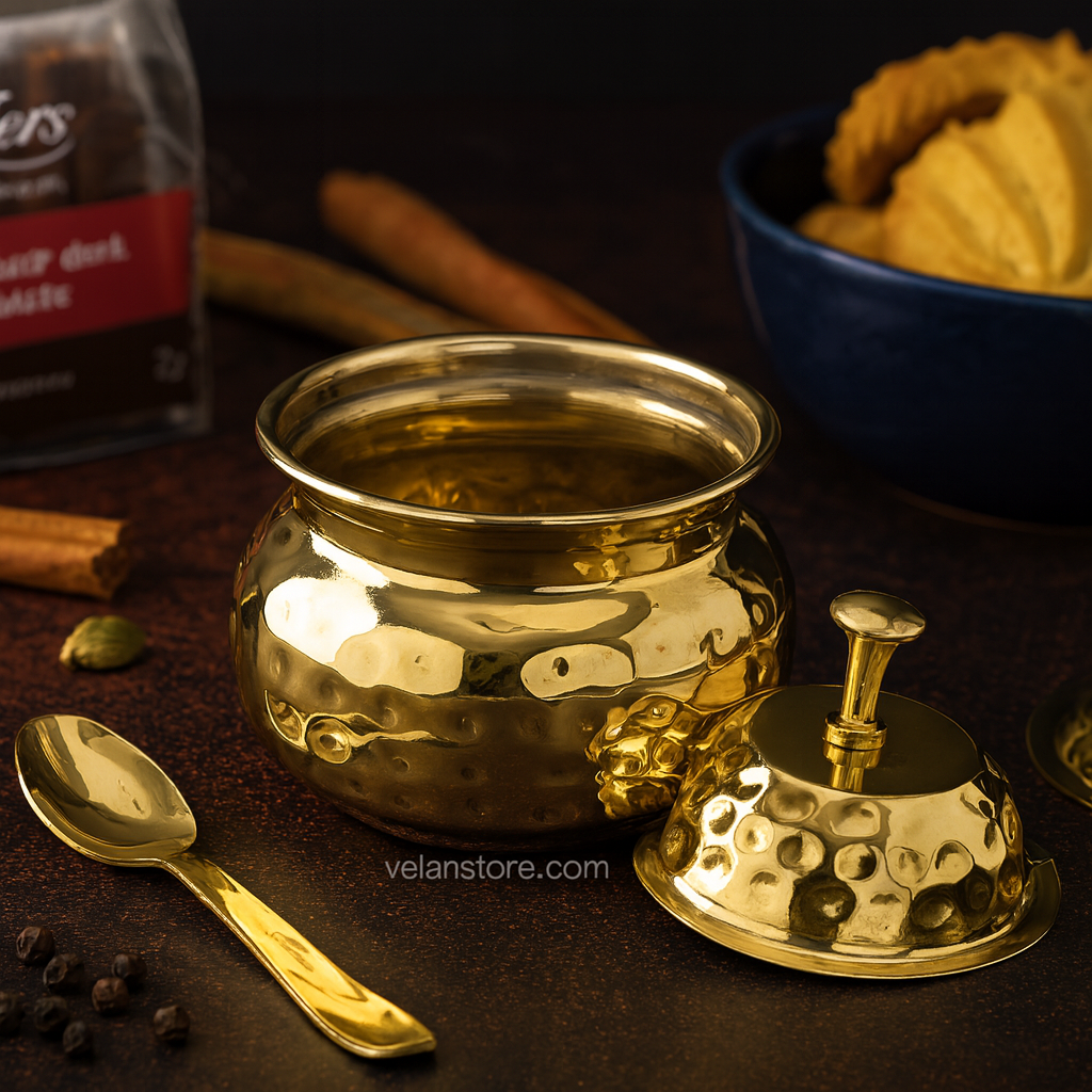 Brass Ghee Pot