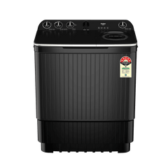 Haier 9 kg 5 Star Semi Automatic Washing Machine with Thunder Pulsator (HTW90-196BBK, Black)-1