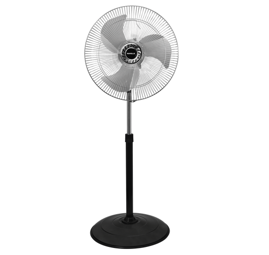 HAVELLS 18'', V - 3, PEDESTAL FAN, BLACK