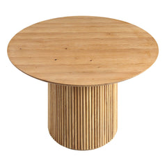Velin Round Solidwood Pedestal Dining Table