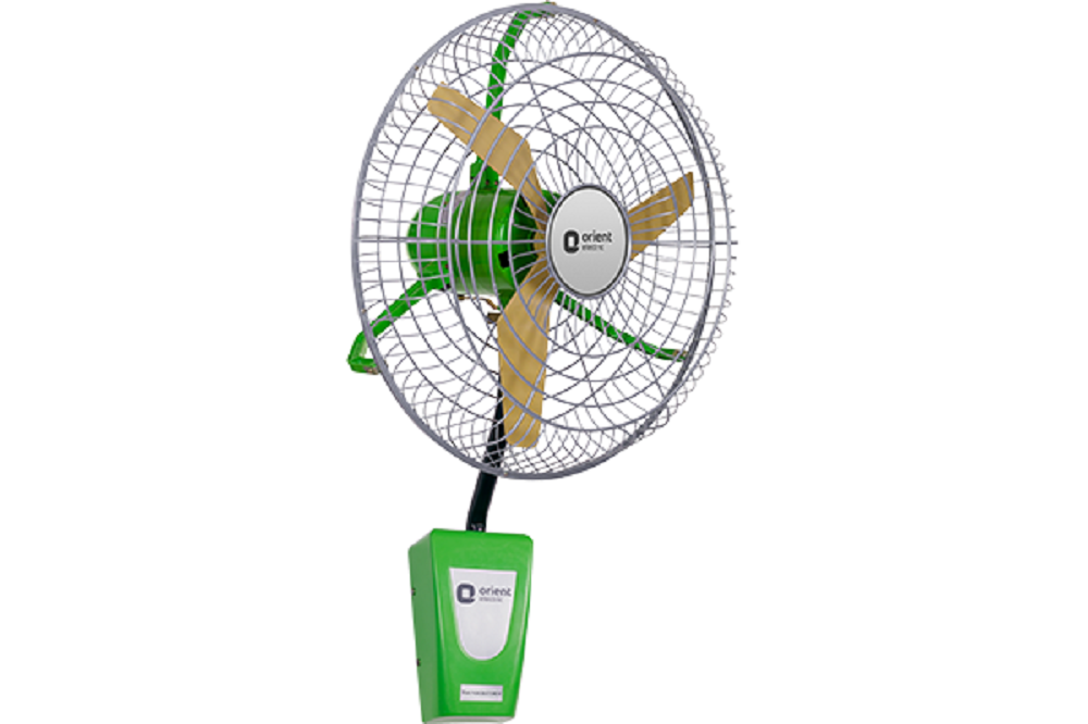 ORIENT 24", THUNDER STORM AIR CIRCULATOR, WALL, GREEN