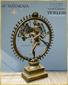 Nataraja Panchaloha Bronze Icon - 18" - Timeless Collection