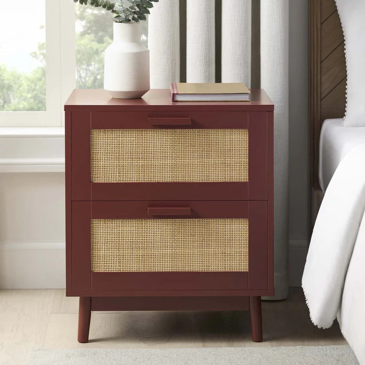 Canora 2 Drawer Bedside Table