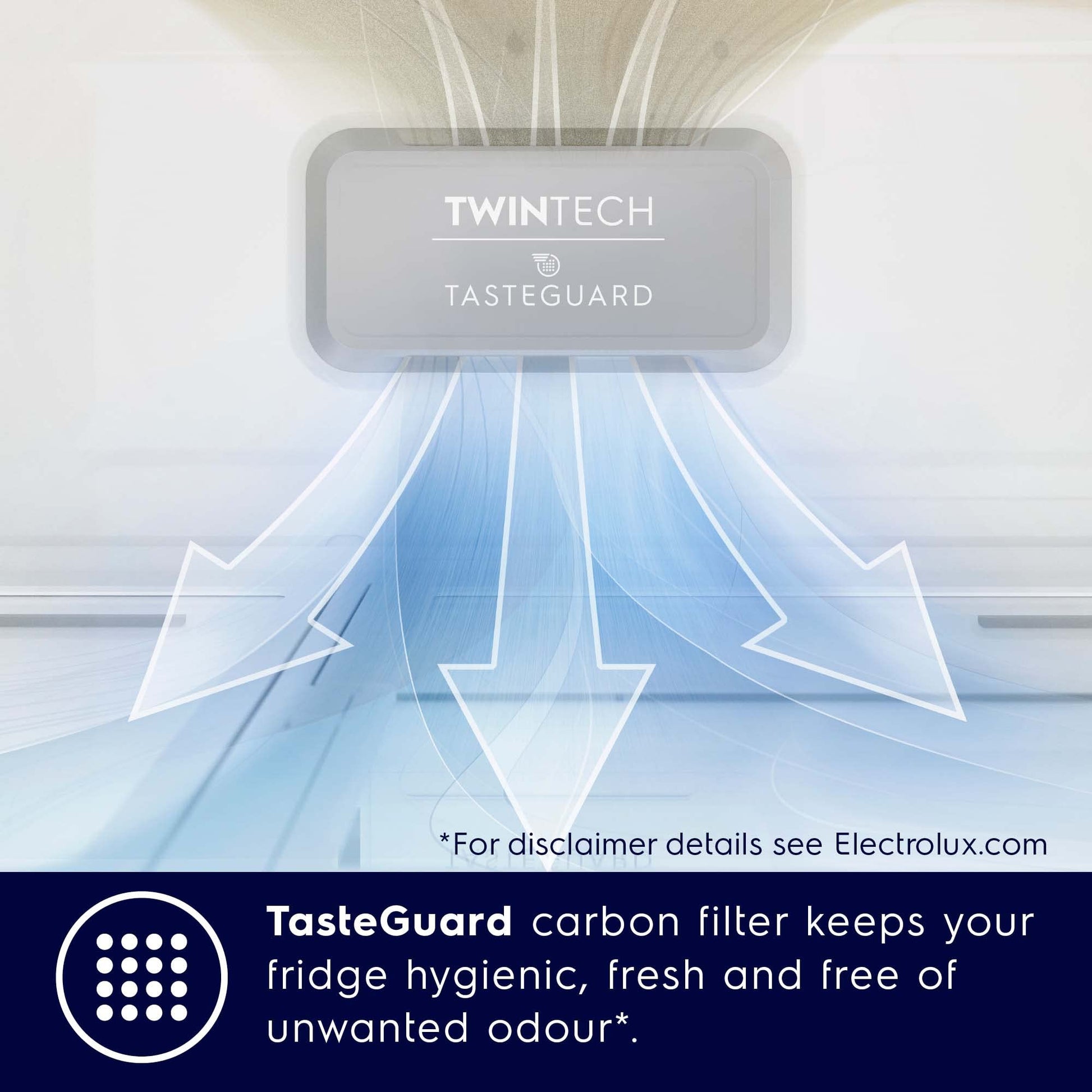 Electrolux UltimateTaste 300 341 Litres 2 Star Frost Free Double Door Refrigerator with Door Alarm (ETB3700K-H, Glossy Black Steel)