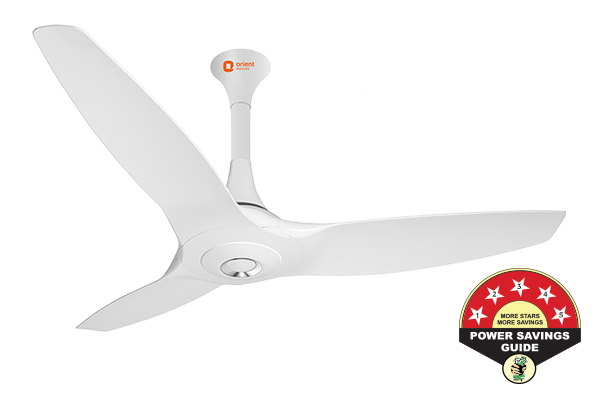 ORIENT 48", AEROQUIET BLDC WITH REMOTE, CEILING, WHITE