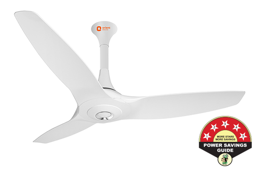 ORIENT 48", AEROQUIET BLDC WITH REMOTE, CEILING, WHITE
