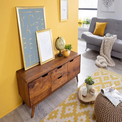 Banglore Mid-Century Sheesham Wood TV Cabinet