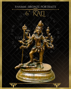 Kali Panchaloha Bronze Icon - 6"