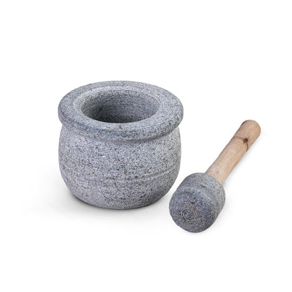 Stone Chatti and Mathu (Dal Masher)