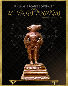 Varaha Panchaloha Bronze Icon - 2.5"