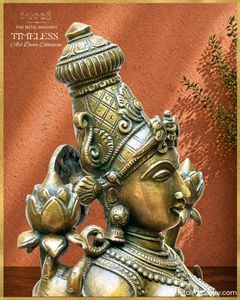 Lakshmi Panchaloha Bronze Icon - 20" Standing - Timeless Collection