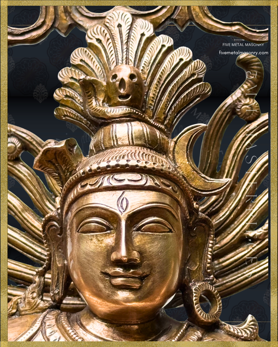 Nataraja Panchaloha Bronze Icon - 18" - Masterpieces Collection