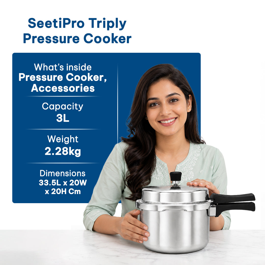 SeetiPro Triply Pressure Cooker