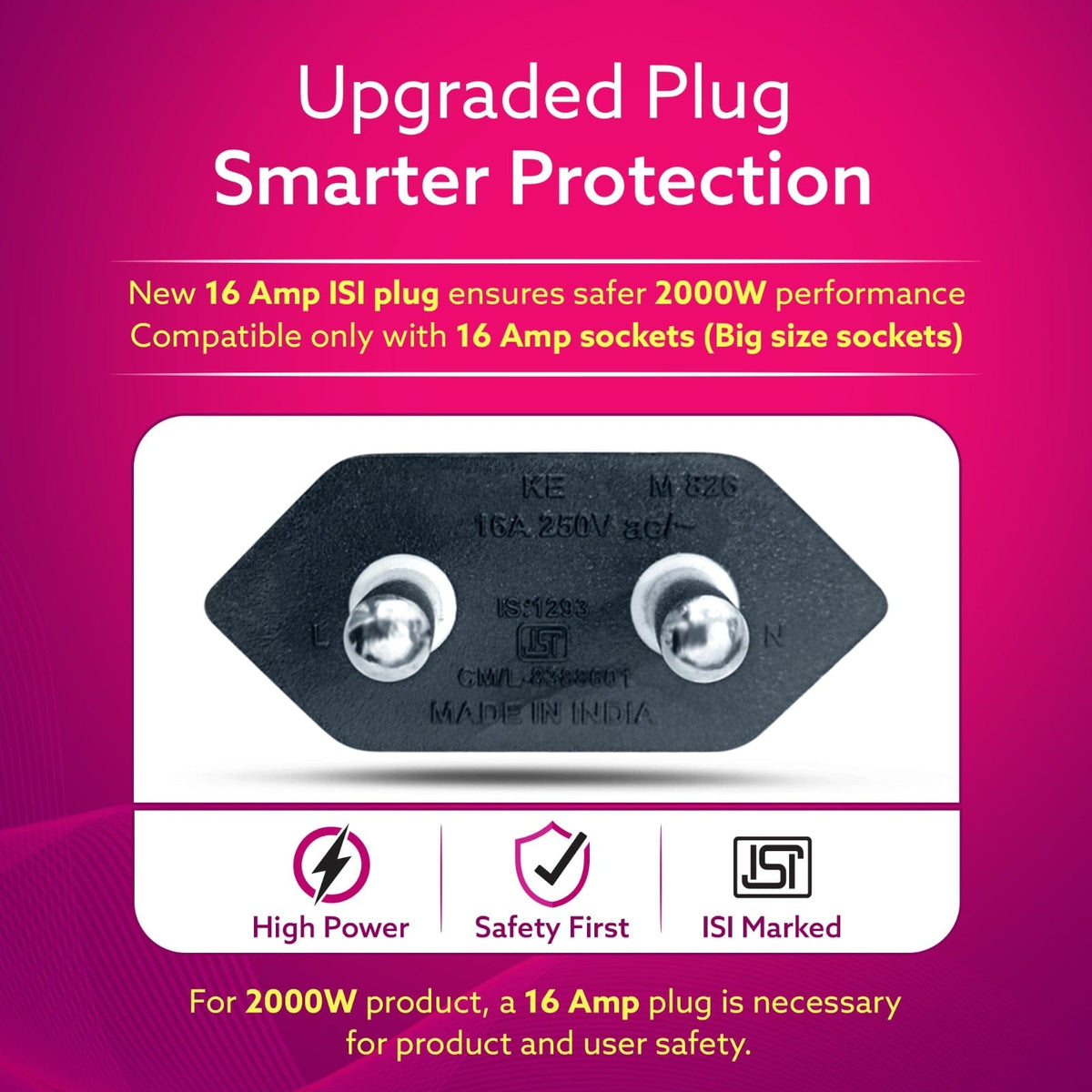 AGARO HD-1120 2000W AC தொழில்முறை ஹேர் ட்ரையர், சீப்பு, செறிவு மற்றும் டிஃப்பியூசர் முனைகள், சூடான மற்றும் குளிர்ந்த காற்று, 2 வேகம் &amp; 3 வெப்பநிலை அமைப்புகள், கூல் ஷாட், ஹேர் ட்ரையர் &amp; ப்ளோவர் ஆண்கள் மற்றும் பெண்களுக்கானது. -3