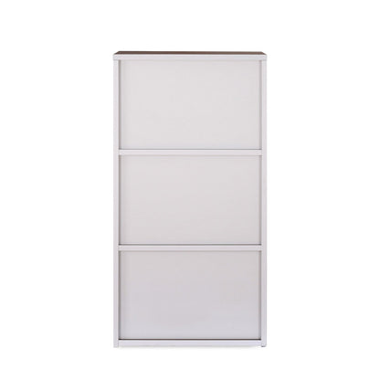 Nilkamal Halo 3 Tier Storage Cabinet (Legno Oak)