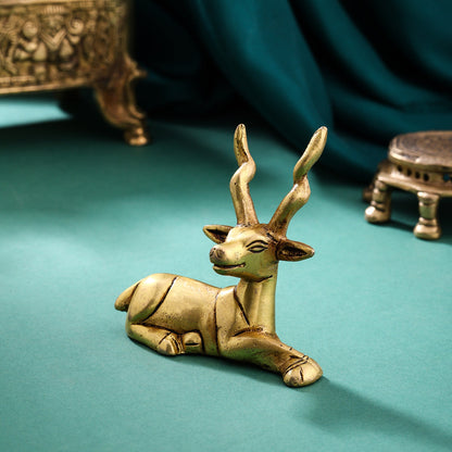 Brass Deer set (3.5 Inch)