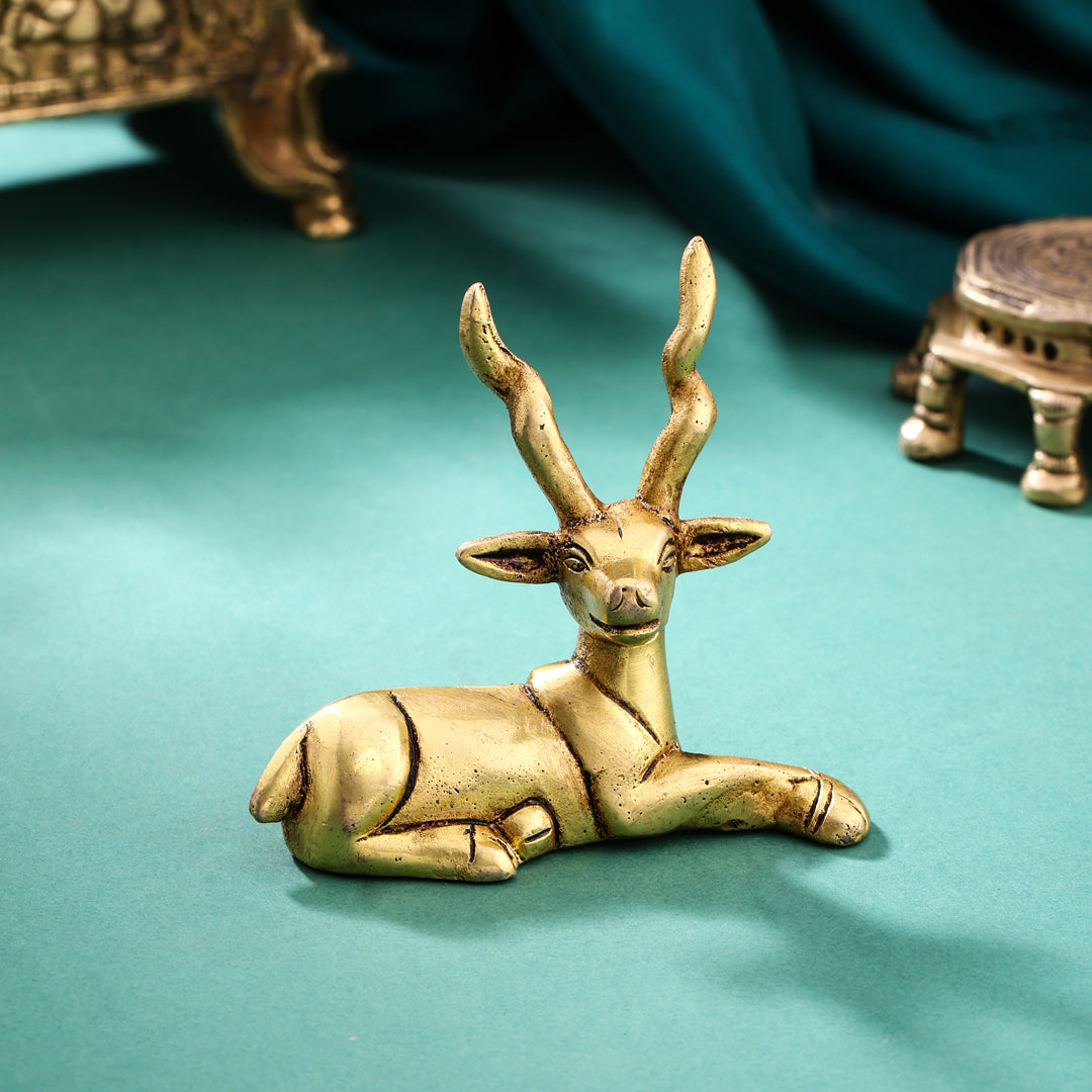 Brass Deer set (3.5 Inch)