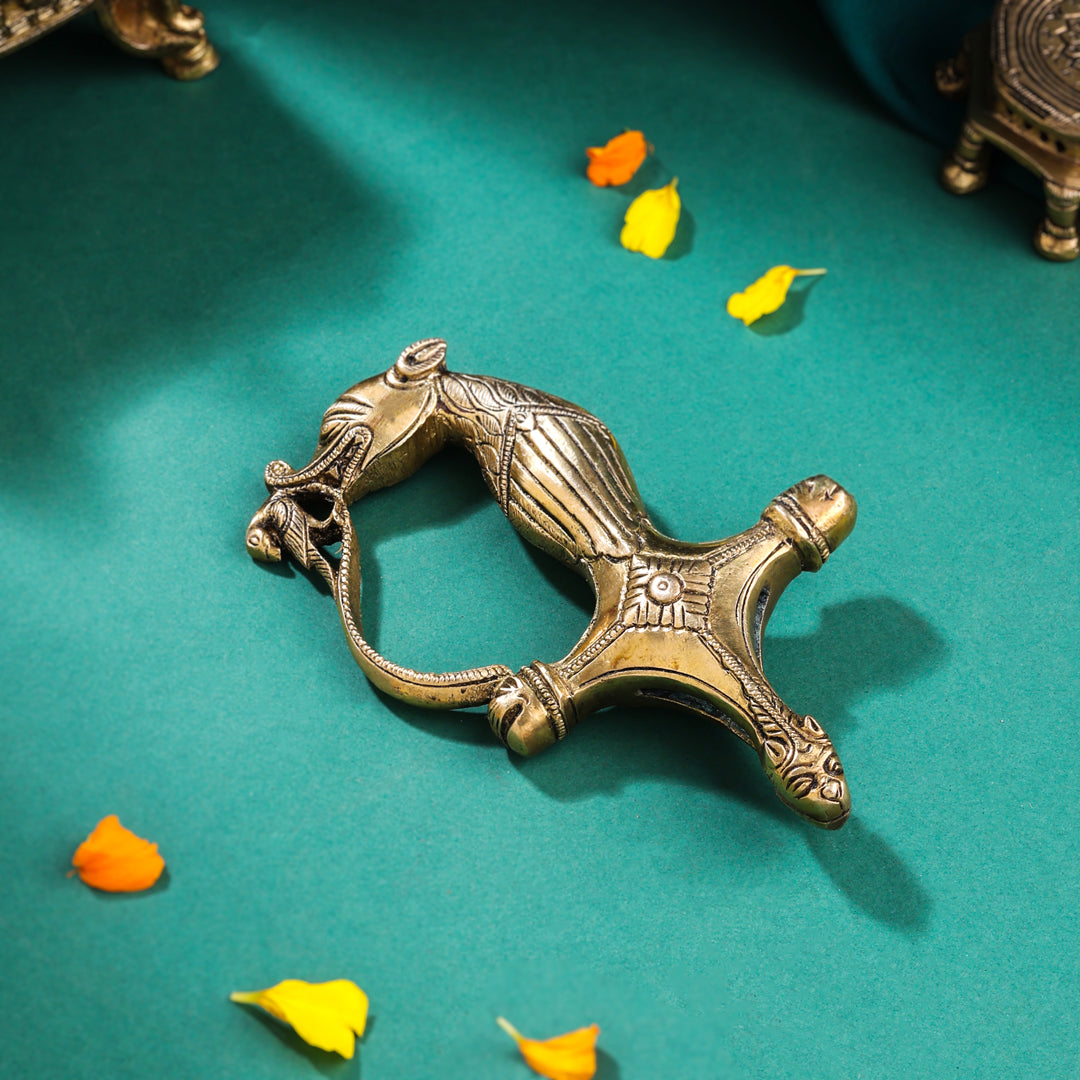 Brass Lion Sword Handle (3.5 Inch)