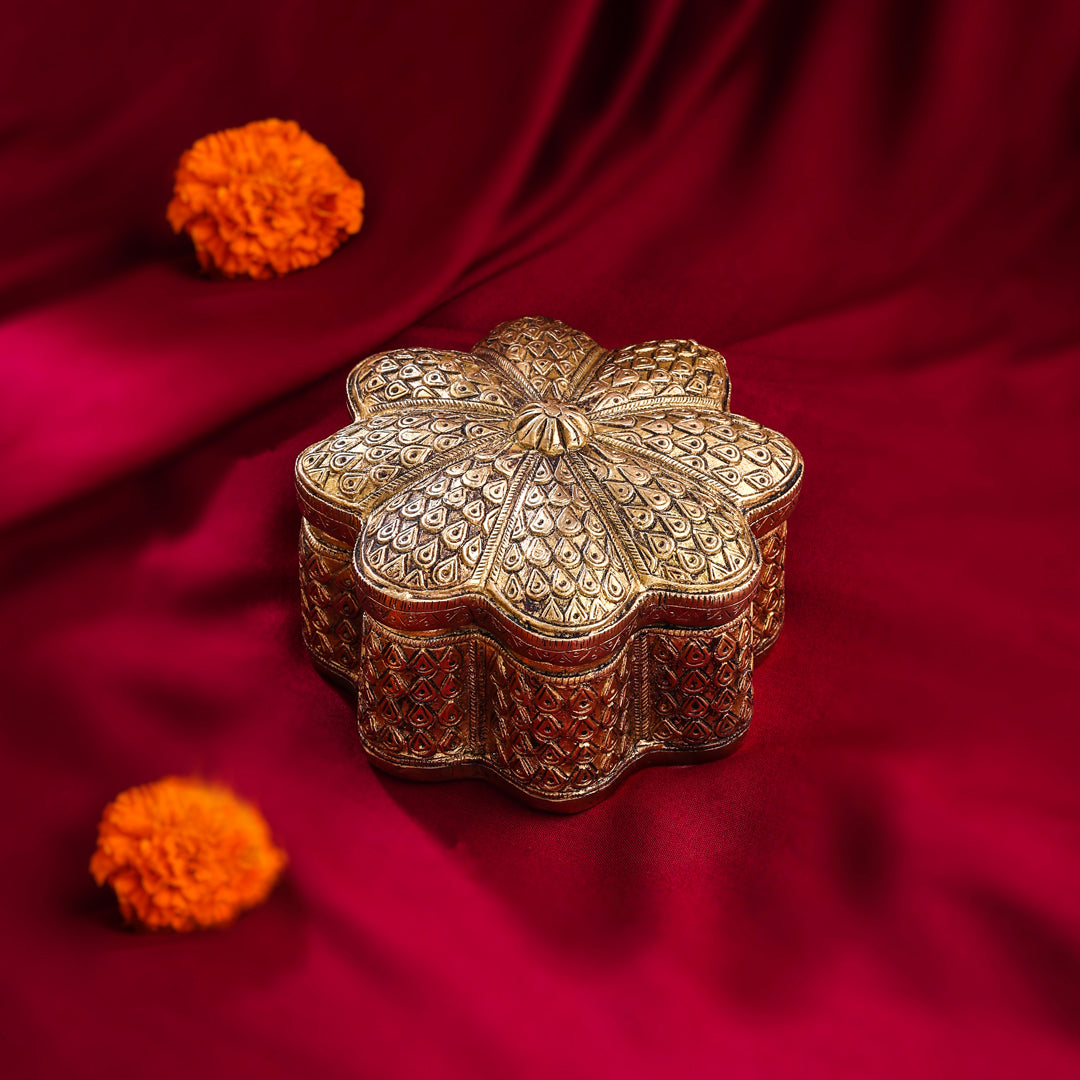 Brass Jewellery Box (3.5 Inch)