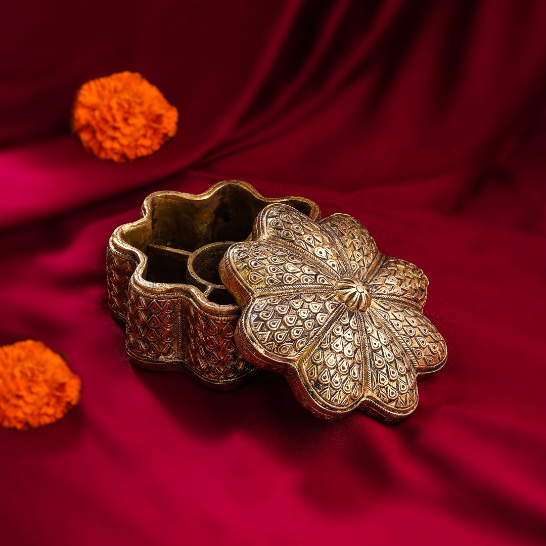 Brass Jewellery Box (3.5 Inch)